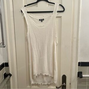 SER.O.YA Yannis Cotton Tank in White